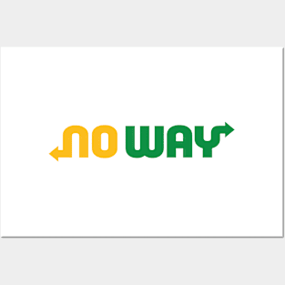 NO WAY Posters and Art